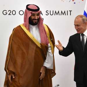 ولي العهد السعودي والرئيس الروسي في قمة العشرين