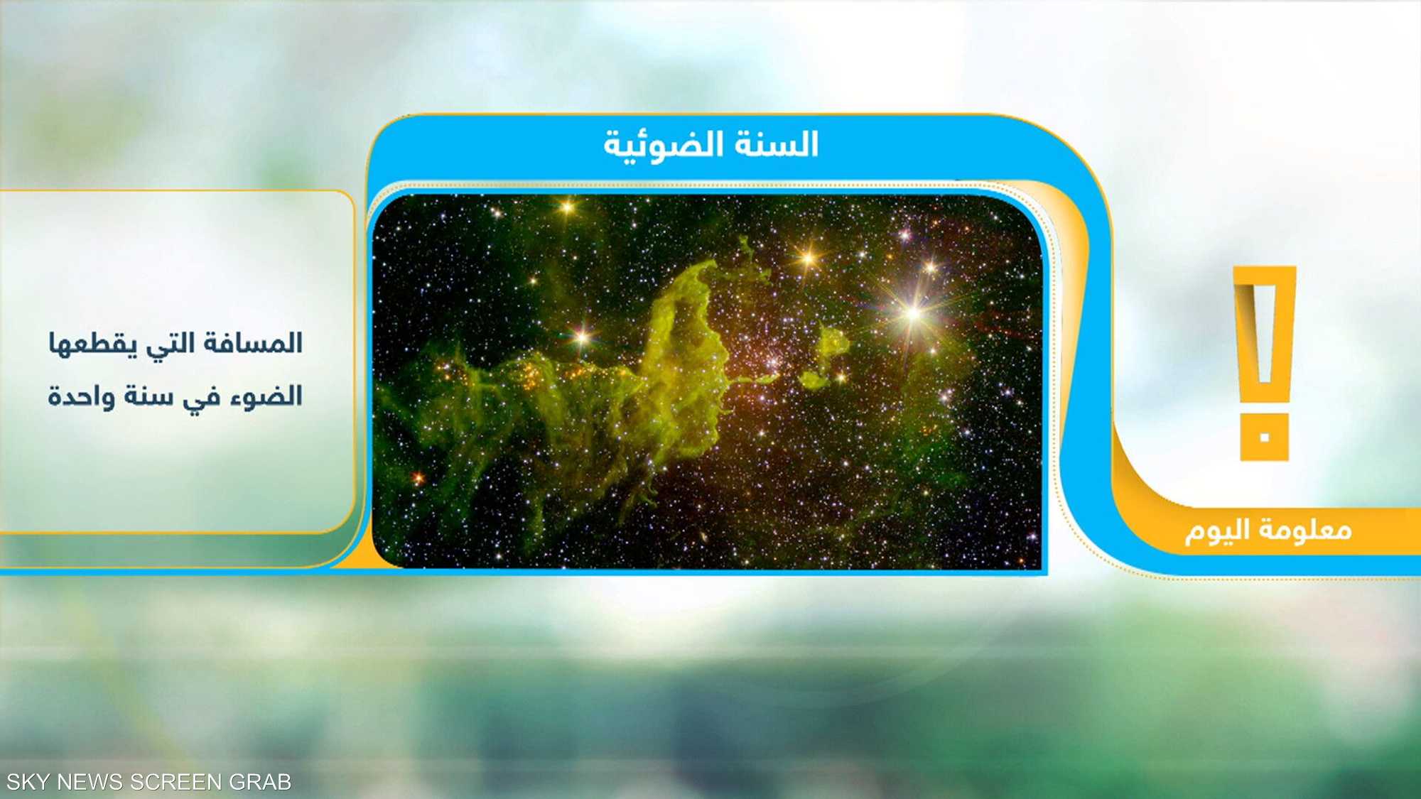 ماذا تعني "السنة الضوئية"؟