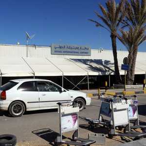 جانب من مطار معيتيقة الليبي