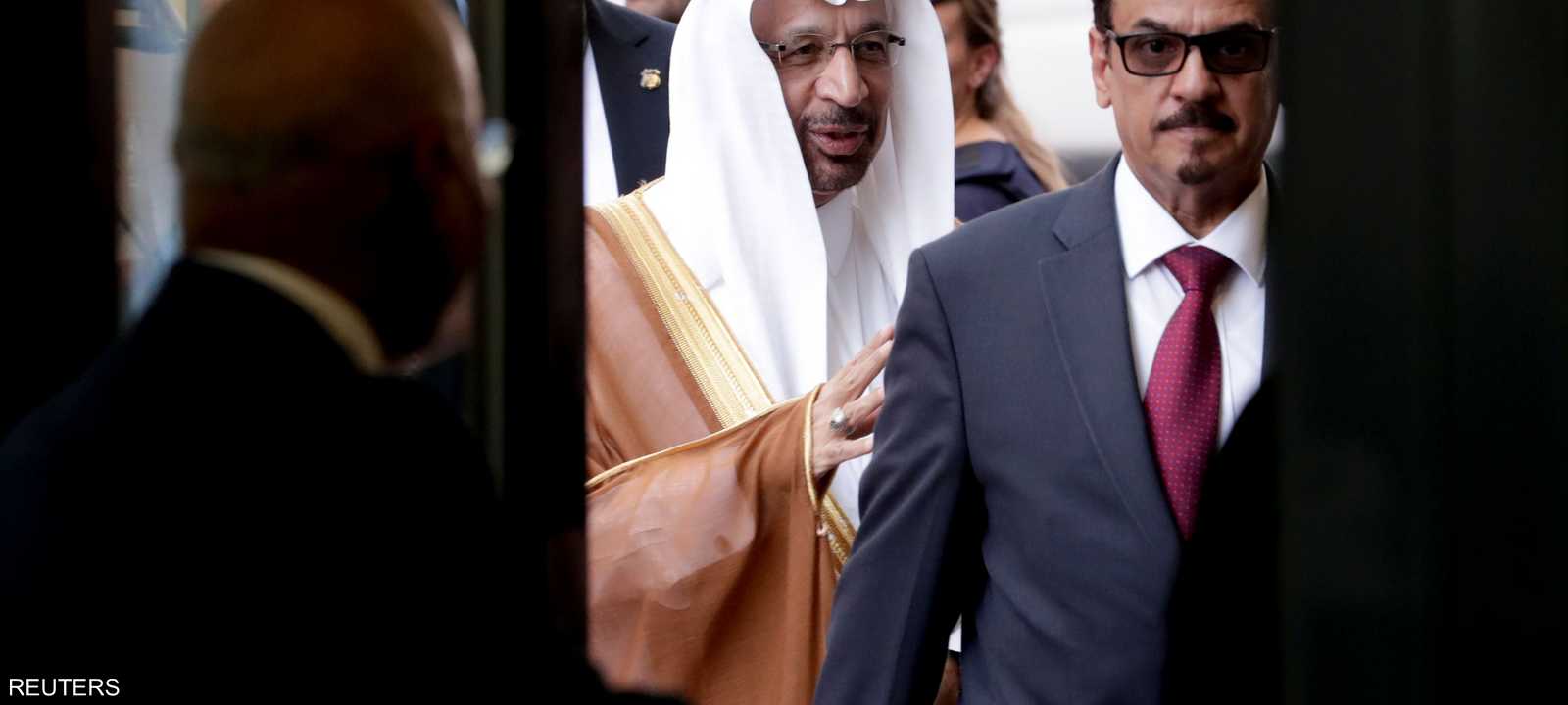 وزير النفط السعودي خالد الفالح لدى وصوله إلى اجتماع أوبك