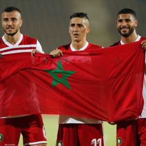 فرحة لاعبي المغرب بالتأهل