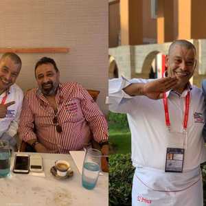 "البرنس" مع نجوم الكرة المصرية