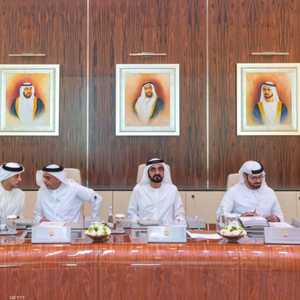 الشيخ محمد بن راشد يرأس جلسة مجلس الوزراء في أبوظبي