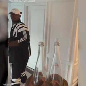 بوغبا ينفذ تحدي غطاء الزجاجة بطريقة "مختلفة"