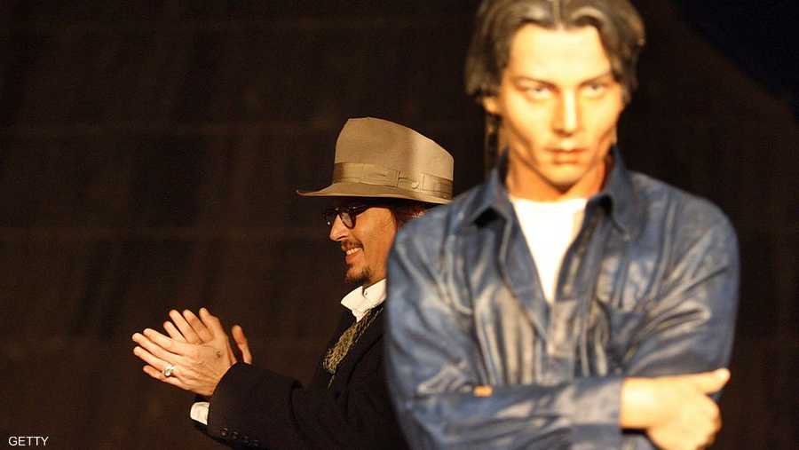 تمثال الممثل الأميركي، جوني ديب