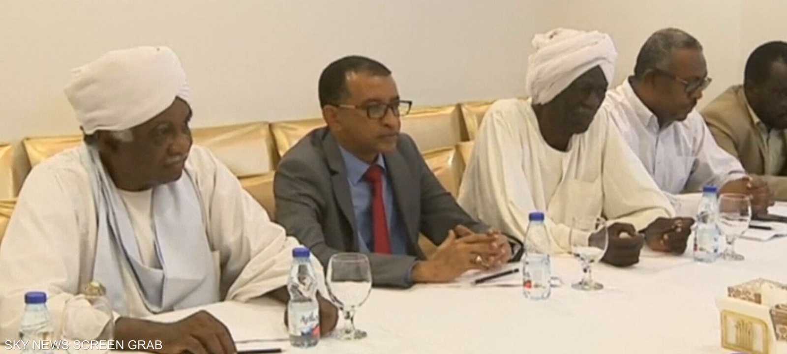 أعضاء من قوى الحرية والتغيير. صورة أرشيفية