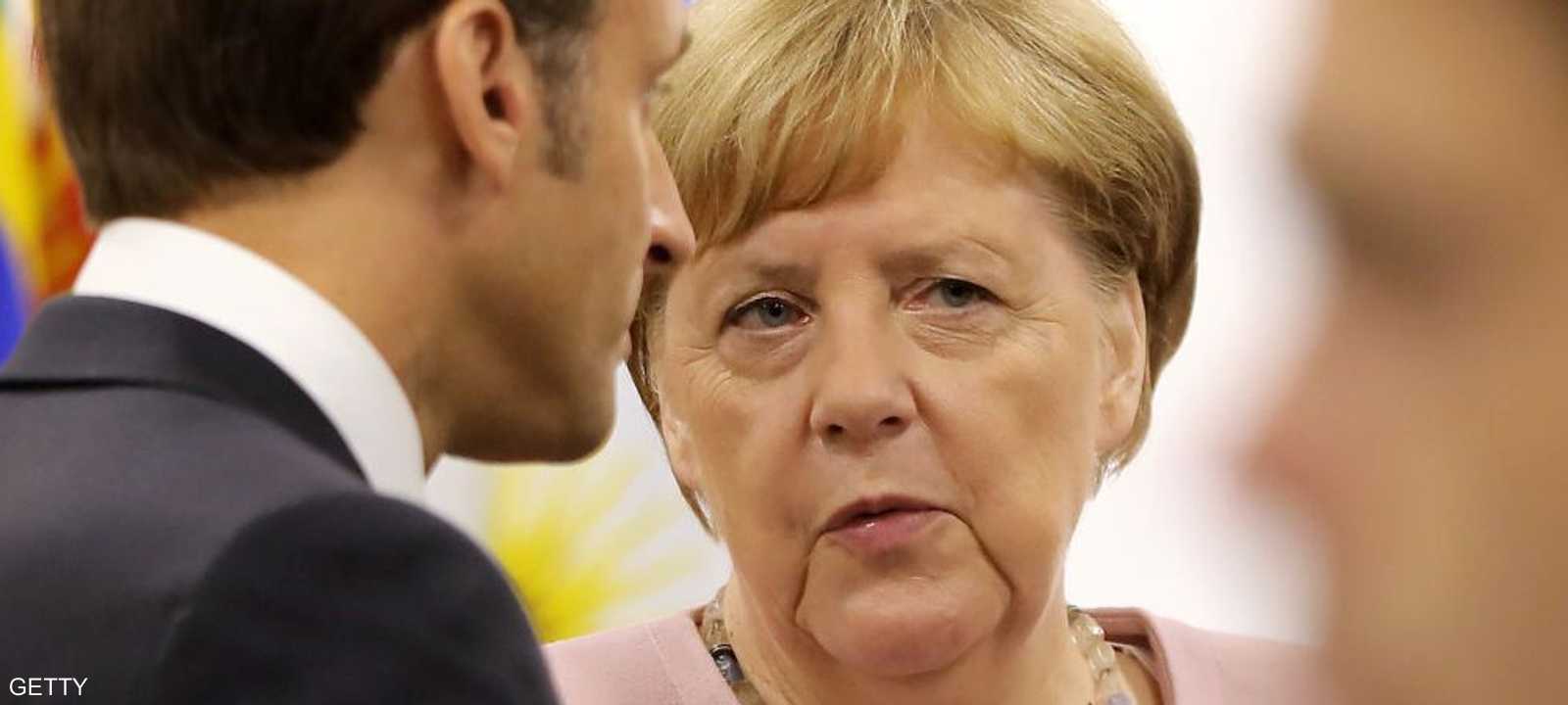 ميركل وماكرون