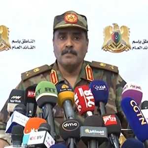 المتحدث باسم الجيش الوطني الليبي أحمد المسماري
