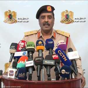 الناطق باسم الجيش الوطني الليبي اللواء أحمد المسماري
