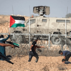 تظاهرات على الحدود بين قطاع غزة وجنوب إسرائيل