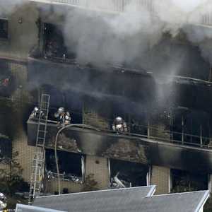 الحريق شب في ستوديو كيوتو للرسوم المتحركة