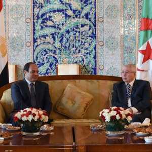 السيسي خلال زيارته للجزائر في يونيو 2014