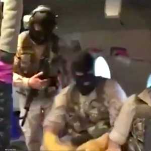 صورة للحظة احتجاز الحرس الثوري الإيراني للسفينة البريطانية.