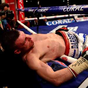 أرشيفية لمباراة في الملاكمة التي تعتبر إحدى الرياضات العنيفة