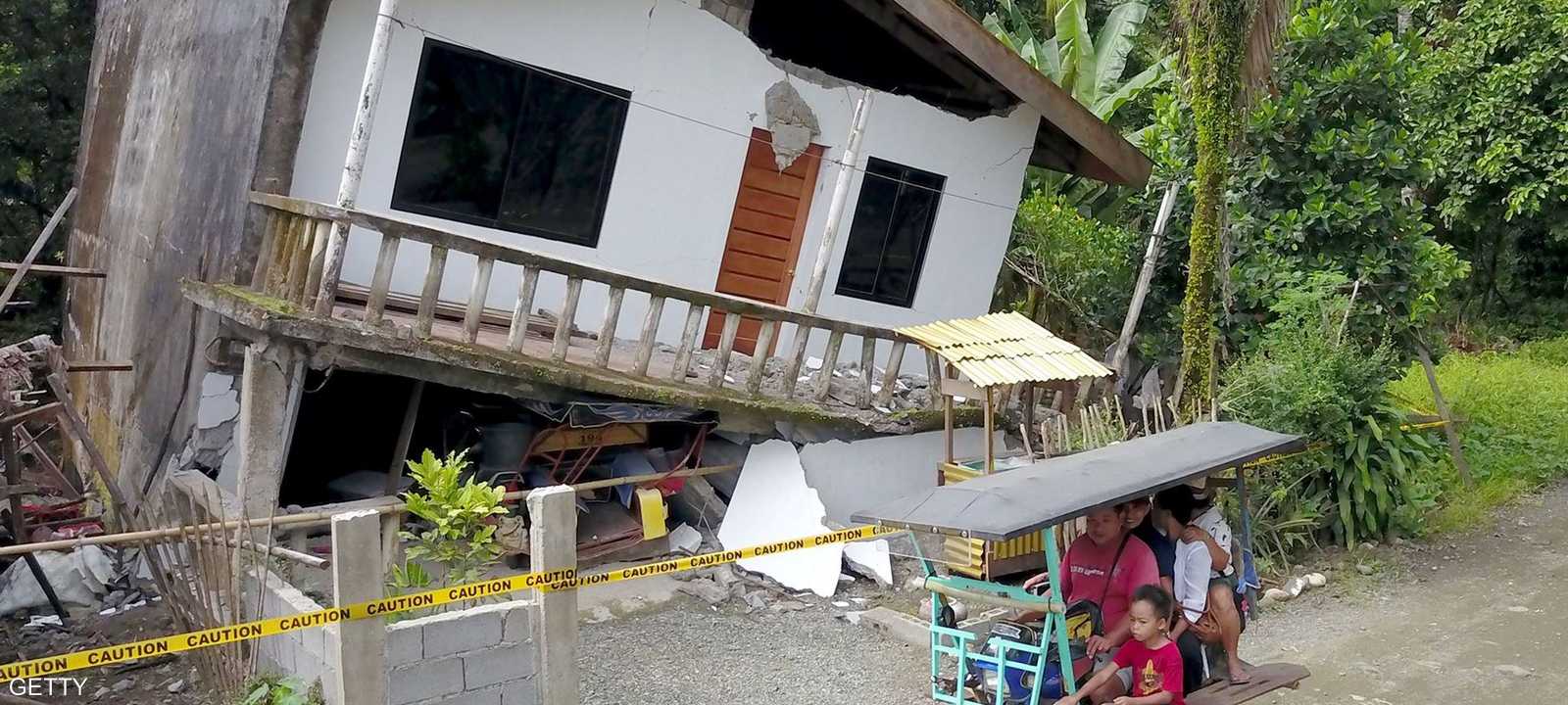 أرشيفية لزلزال ضرب الفلبين