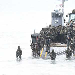 مشاة البحرية الأميركية في لقطة أرشيفية