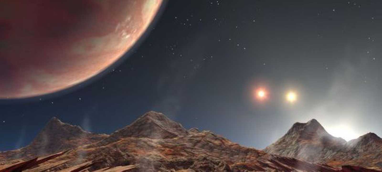 رسم تخيلي للكوكب الجديد