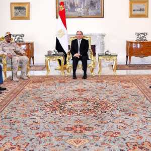 السيسي لدى استقباله حميدتي