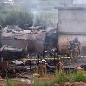 المقاتلة سببت حريقا في روالبندي بعد سقوطها