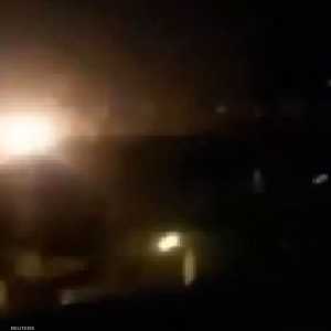 تحطم طائرة عسكرية فوق المنازل