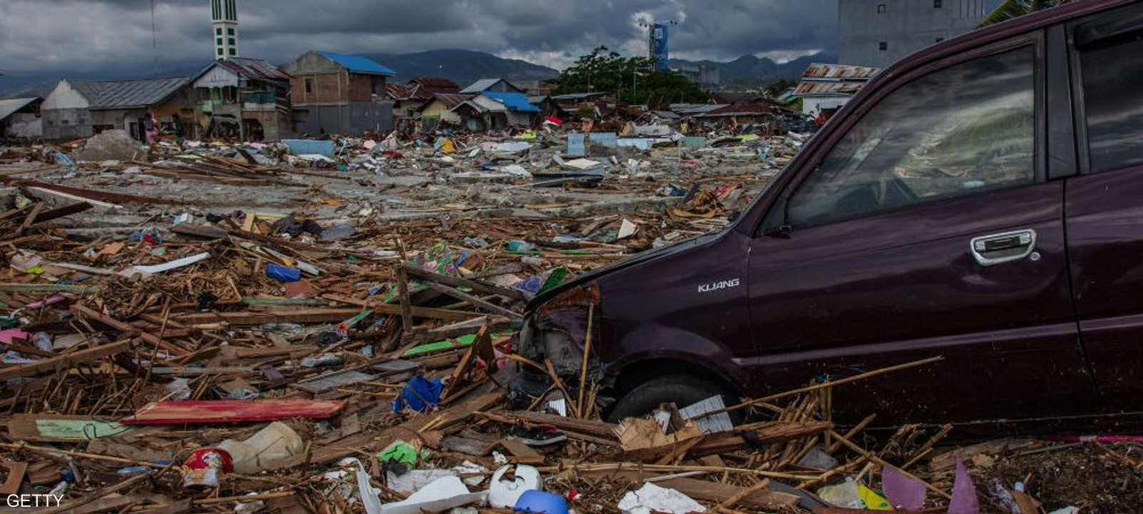 صورة أرشيفية لزلزال ضرب إندونيسيا في 2018