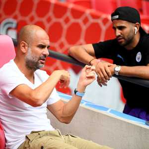 غوارديولا فضل إبعاد محرز عن تشكيلة لقاء ليفربول