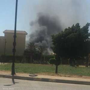 حريق في محيط مدينة الإنتاج الإعلامي