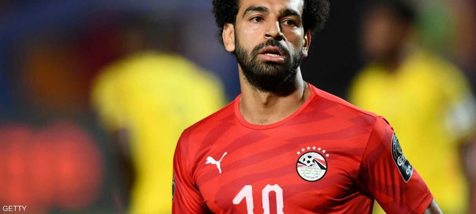 صلاح بقميص المنتخب المصري