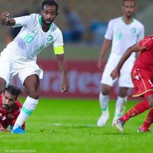 من مباراة السعودية والبحرين