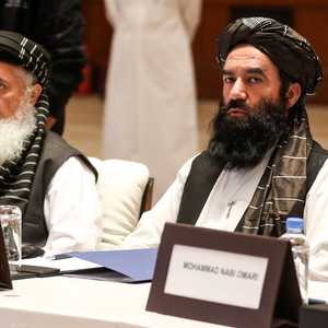 أعضاء في حركة طالبان لبحث خروج القوات الأميركية. أرشيف