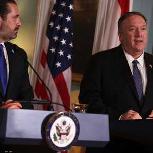 بومبيو (يمين) والحريري خلال لقاء في واشنطن قبل أيام- أرشيف