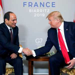 ترامب يهنئ السيسي على التقدم الذي حققته مصر