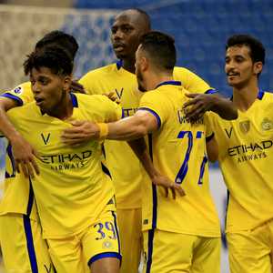 النصر حقق فوزا مريحا في ذهاب ربع النهائي على السد القطري