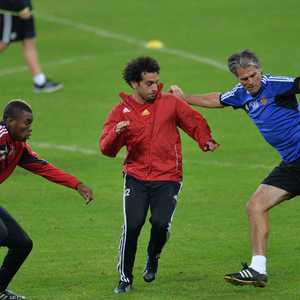 صلاح لم يكن موفقا في أول تدريب له مع بازل