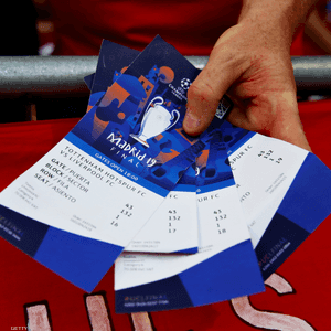 تذاكر نهائي دوري أبطال أوروبا (أرشيف)