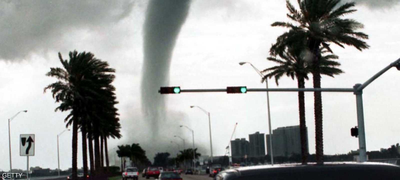 صورة أرشيفية لإعصار سابق ضرب ولاية فلوريدا