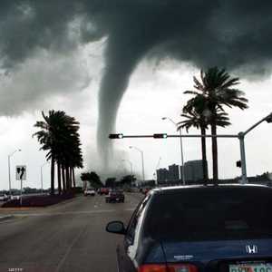 صورة أرشيفية لإعصار سابق ضرب ولاية فلوريدا