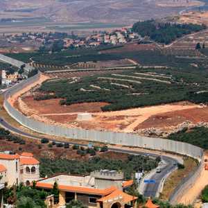 جانب من حدود إسرائيل ولبنان