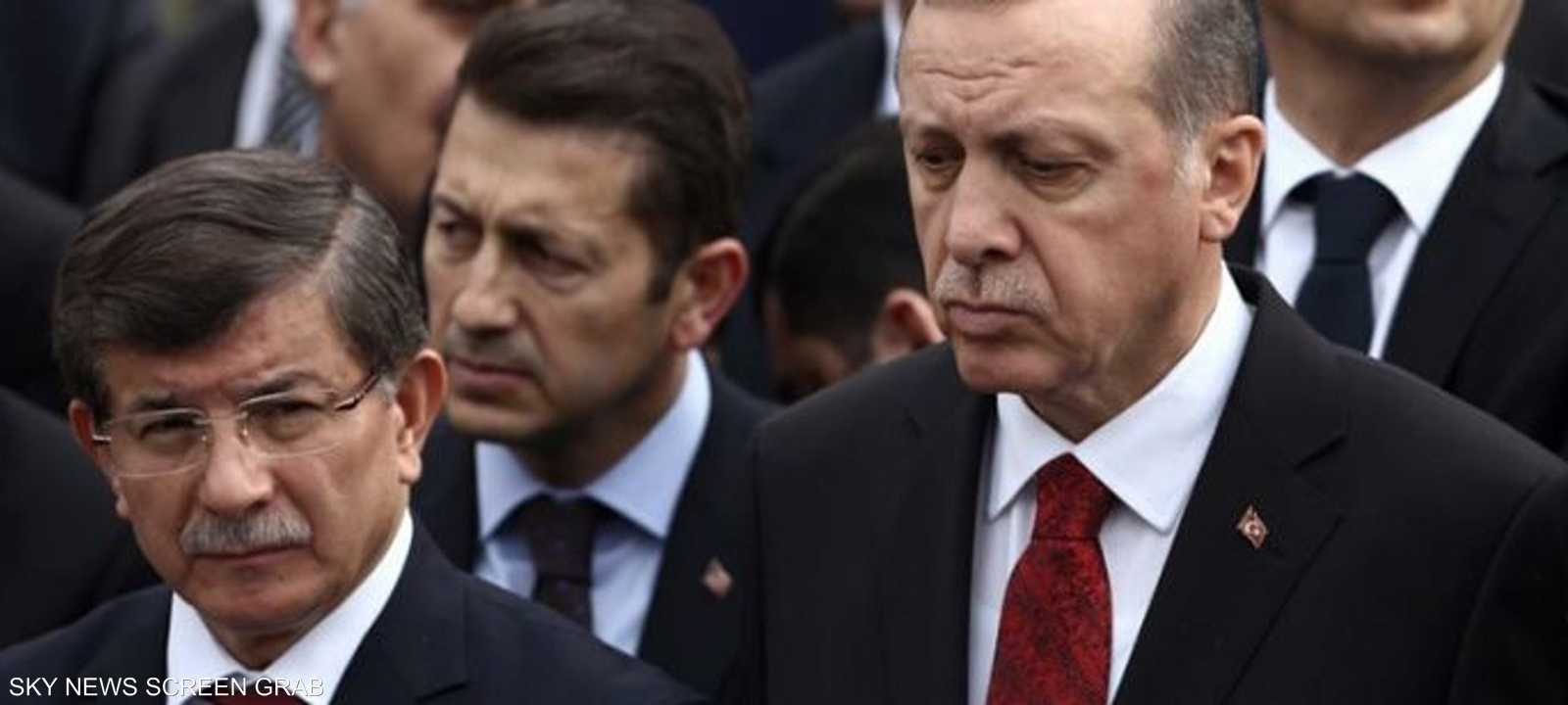 أردوغان وأحمد دواد أوغلو