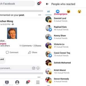 عدد التعليقات والمشاركات سيظهر بشكل طبيعي