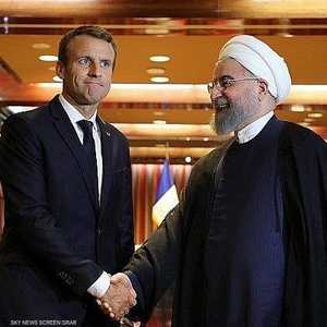 ماكرون في لقاء سابق مع روحاني