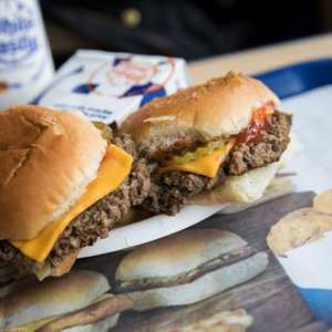 وجبة بيرغر خالية من اللحوم للنباتيين