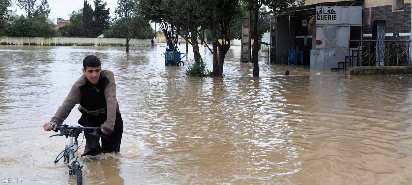 صورة أرشيفية لفيضانات في المغرب
