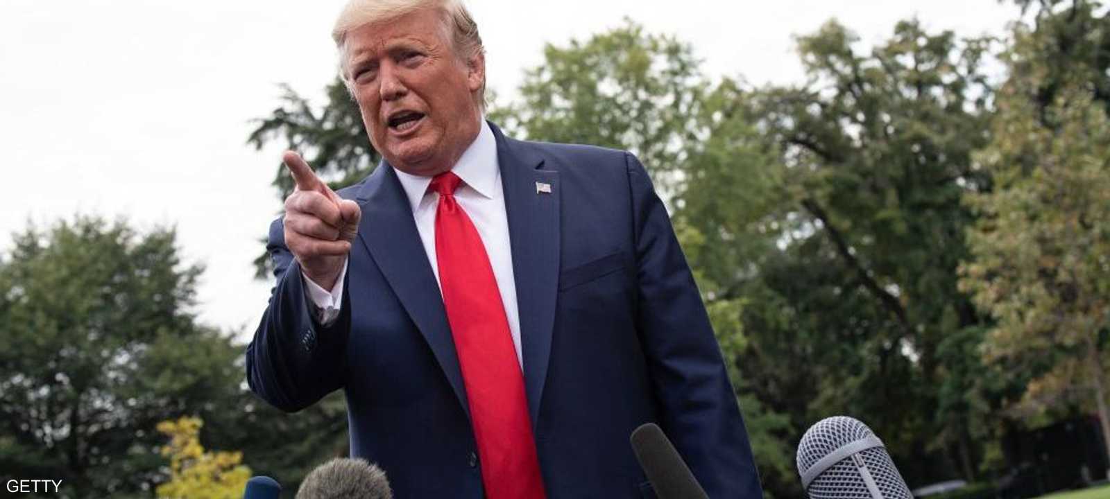 الرئيس الأميركي ترامب