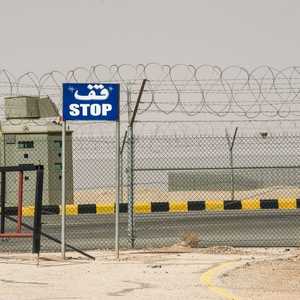 جانب من منفذ عرعر الحدودي