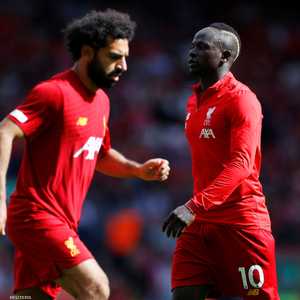 محمد صلاح وزميله ساديو ماني