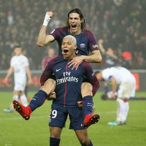 كيليان مبابي وإدينسون كافاني