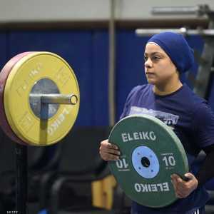 الرباعة المصرية سارة سمير حازت لمصر على برونزية بوزن 69 كغم