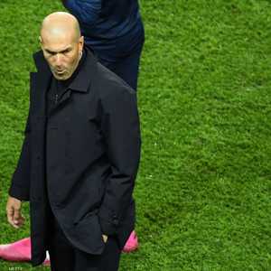 زيدان محبط من الهزيمة