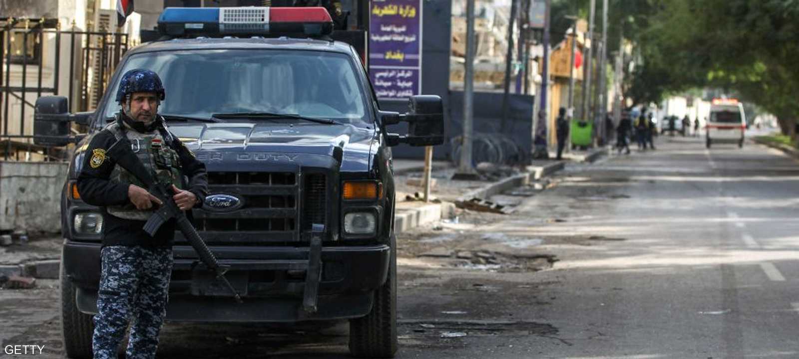 صورة أرشيفية لعنصر أمن عراقي